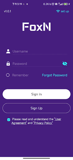 Android application FoxN screenshort