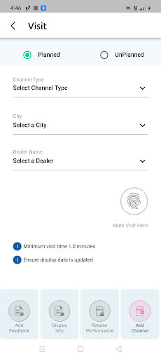 Android application GAD Salesfokuz screenshort