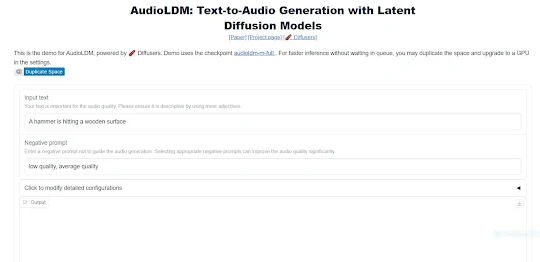 Text-to-Audio Generation AI