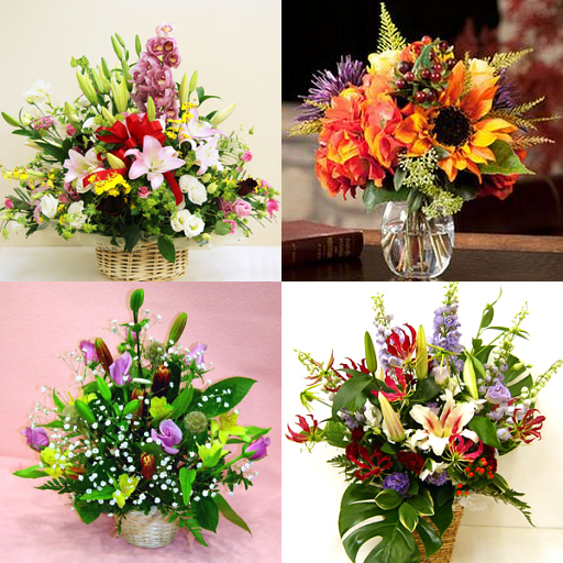 1000 flower arrangements logo