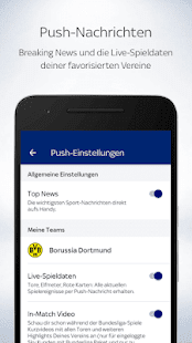 Sky Sport u2013 Fuu00dfball Bundesliga News & mehr 1.14.0 APK screenshots 4
