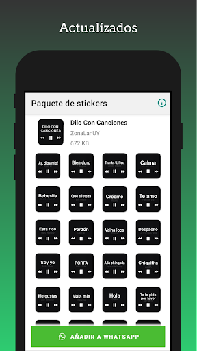 Stickers - Dilo Con Canciones