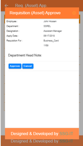 Android application HRIS screenshort