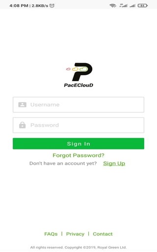 PacEClouD Screen 2