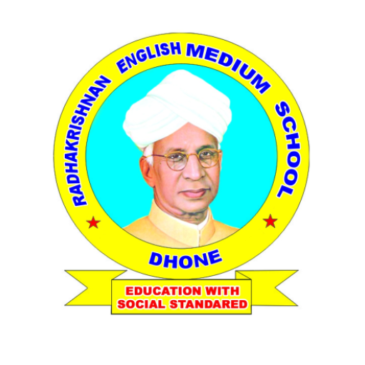 Radhakrishna EM School logo