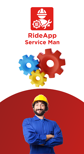 Android application RideApp Service Man screenshort