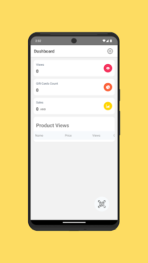 E-Gift Cards Admin Screen 3