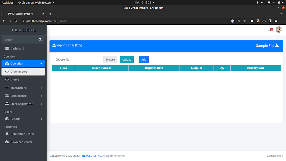 #9. pms admin (Android) Με: ACETECHINDIA