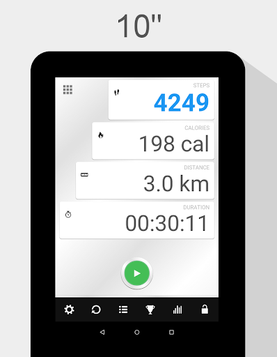 Screenshot of Step Counter