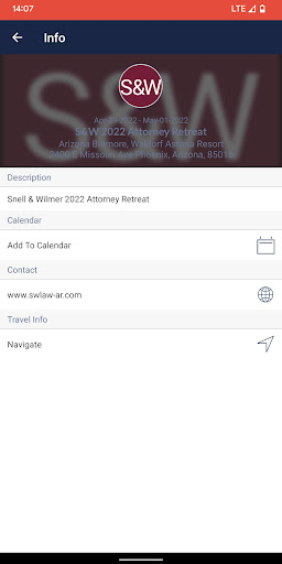 S&W Law: Events Screen 3