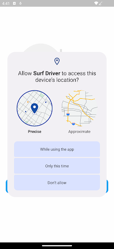Android application Surf Driver screenshort