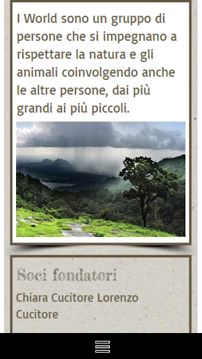 Android application I World screenshort