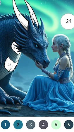 Game screenshot Fantasy Color By Number Game hack