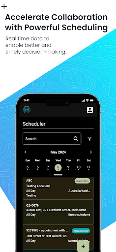 Android application SpyderFlow Asset Management screenshort