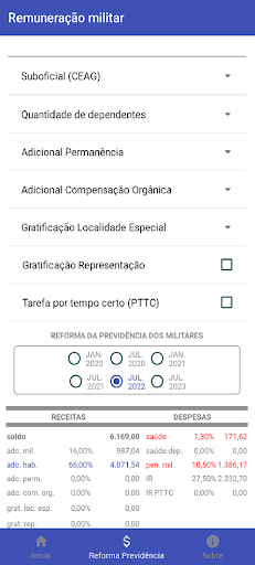 Remuneração militar Screen 2