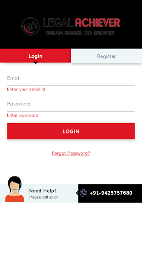 Android application LEGAL ACHIEVER screenshort
