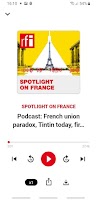 screenshot of RFI Pure Radio - Podcasts