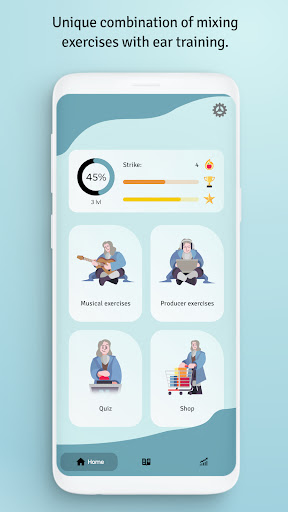 Android application Riffy: Eq & Music Ear Trainer screenshort