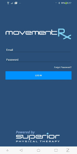 Android application My Movement Rx Therapists screenshort