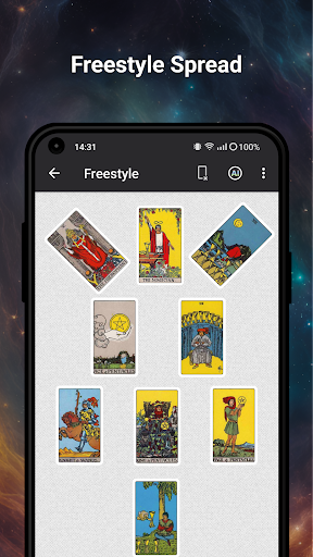 Screenshot of Tarot Divination - Cards Deck