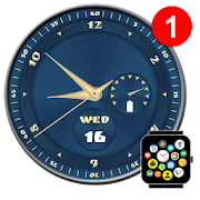 Free Analog Watch Face Theme for Bubble Cloud
