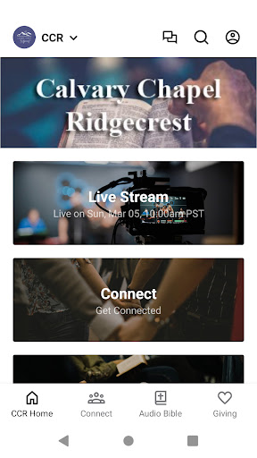Android application Calvary Chapel Ridgecrest screenshort