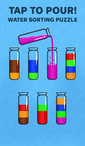 Android application Color Water Sort Puzzle Games screenshort