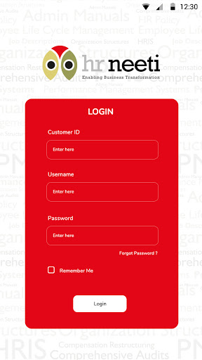 Android application HR Neeti screenshort