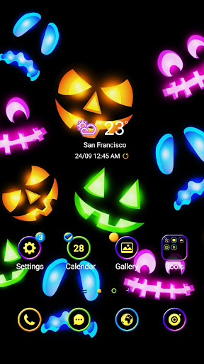 Android application Dark Halloween Night-Wallpaper screenshort