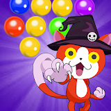 Bubble halloween cat icon