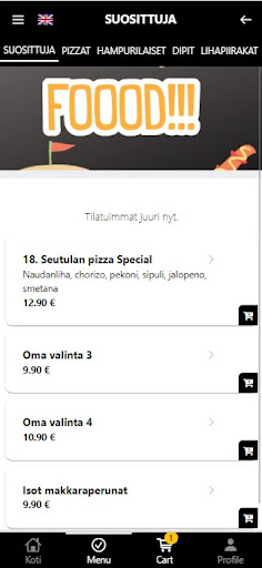 Rucola Pizza Screen 2