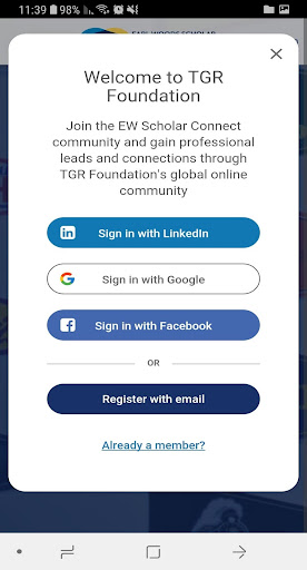 EW Scholar Connect Screen 2