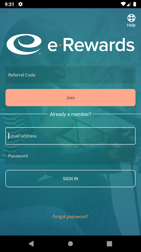 Android application e-Rewards - Paid Surveys screenshort