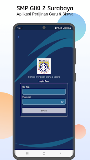 Android application SMP Giki 2 Surabaya screenshort