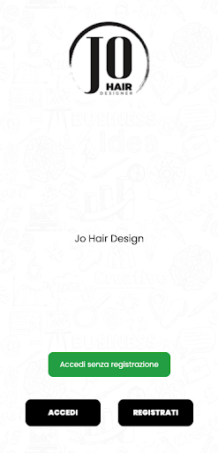 Android application Jo Hair Design screenshort