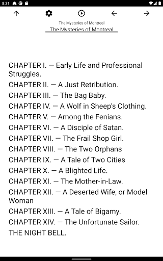 Book, The Mysteries of Montrea Screen 3