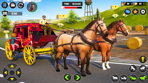 Horse Cart Transport Taxi Game 3