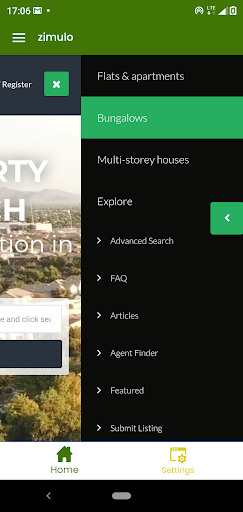 zimulo property search Screen 2