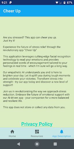 Cheer Up Screen 2