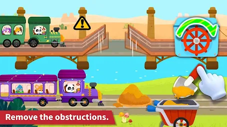 Baby Panda's Train - Screenshot Image