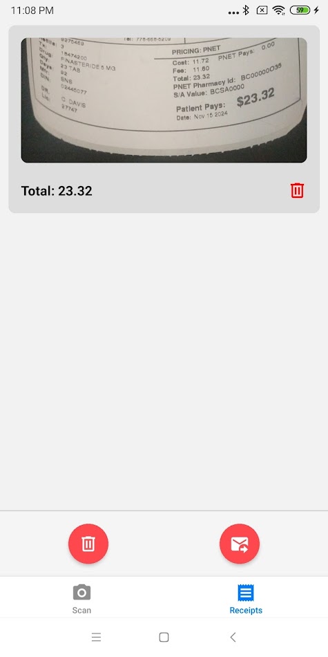 #2. ReceiptToCSV (Android) 게시자: rkcollabro