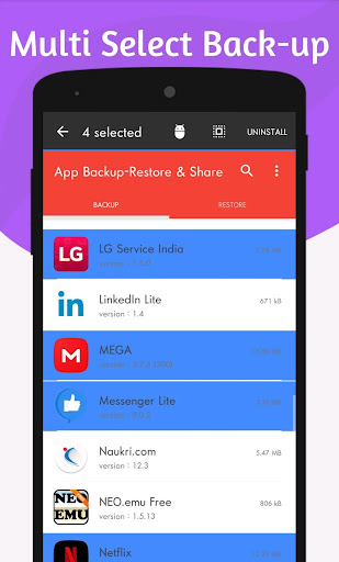 APK Backup | Restore & Share Screen 2