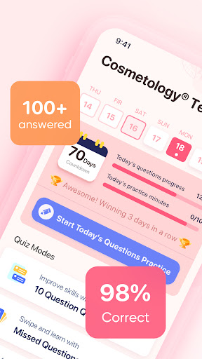 Cosmetology Exam Prep 2024 Screen 2
