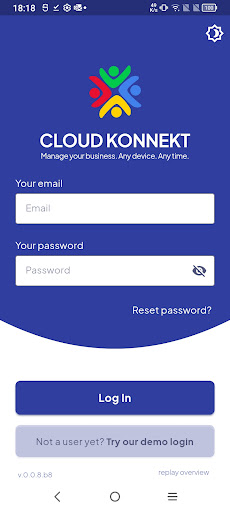 Android application Cloud Konnekt screenshort