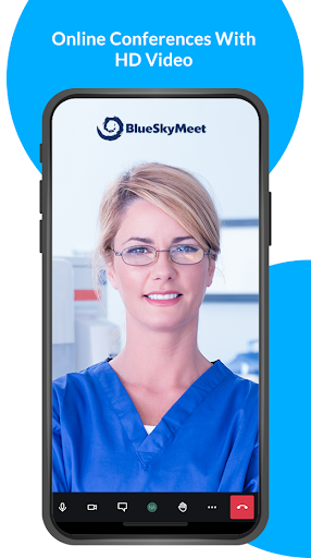 Android application BlueSkyMeet screenshort