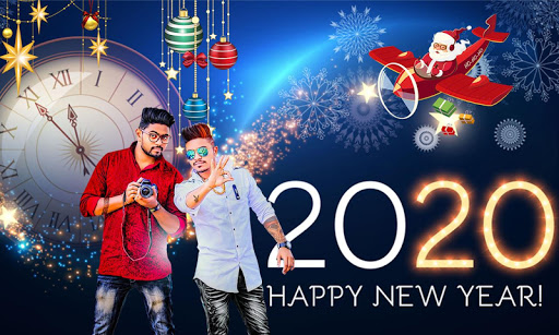 Happy New Year Photo Frame Screen 2