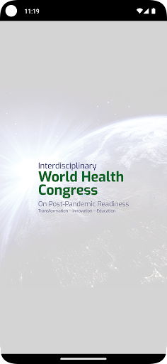 Android application World Health Congress screenshort