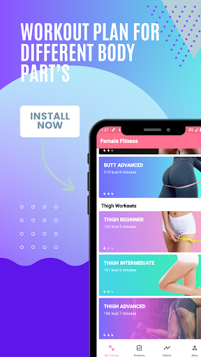 Female Fitness - Women Workout Screen 3