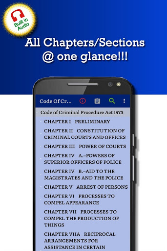 Android application Code of Criminal Procedure screenshort