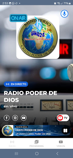 Android application Cristo Poder De Dios screenshort